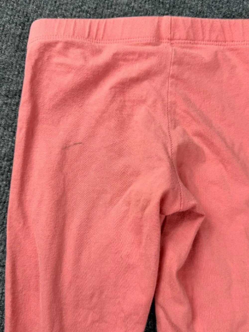 Members Mark Girl's Leggings Pink Stretch Casual Pants Size 4/5 Stains Flaws